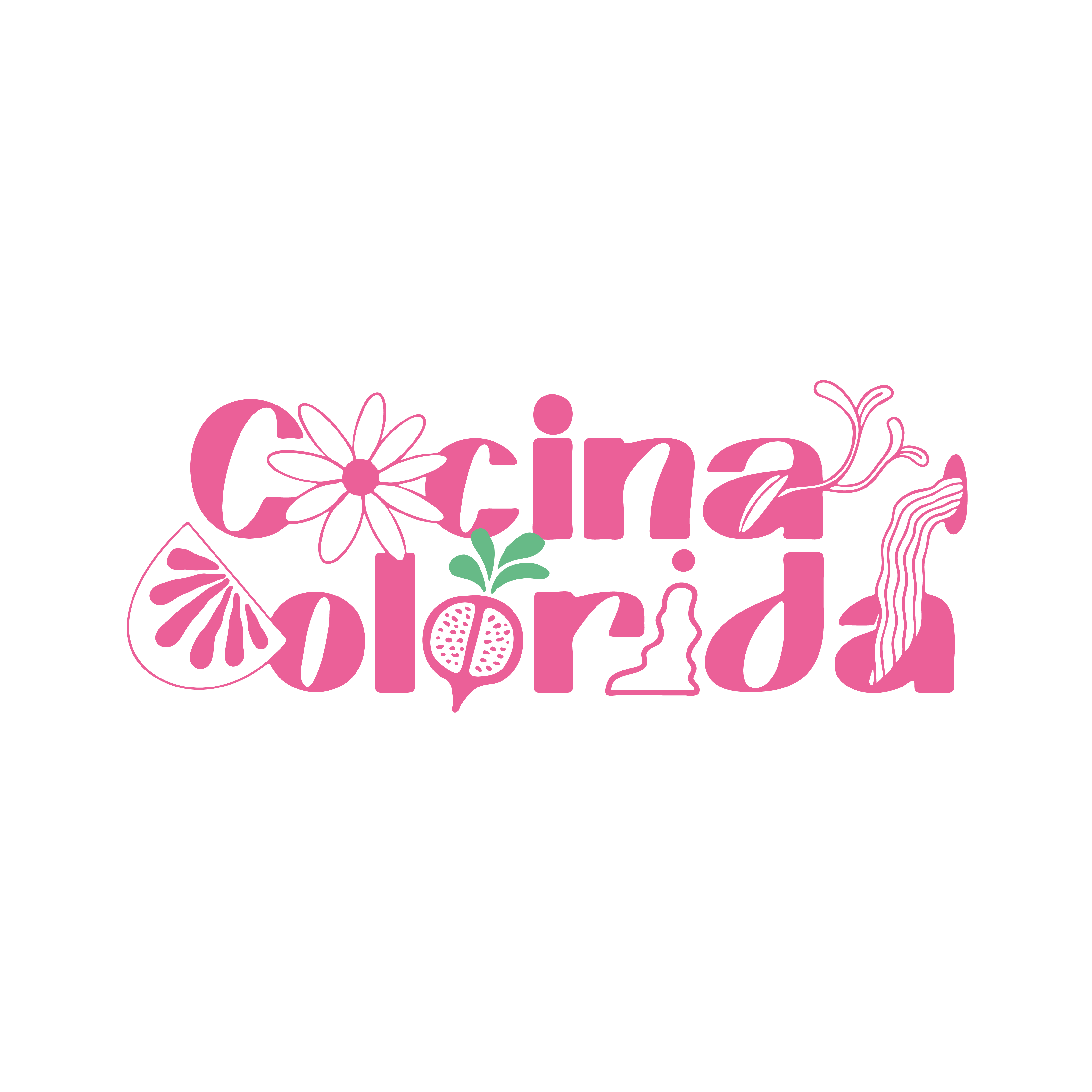 logo cocina colorida